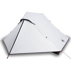 vidaXL Tente de camping 2 personnes blanc tissu occultant imperm&eacute;able