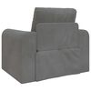 vidaXL Canap&eacute;-Lit Gris fonc&eacute; 98 x 71 x 83 cm Velours