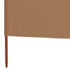 vidaXL Paravent 9 panneaux Tissu 1200 x 160 cm Taupe