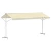 vidaXL Auvent sur pied 500 x 300 cm Cr&egrave;me