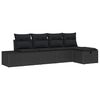 vidaXL Ensemble de Canap&eacute;s avec coussin 6 pcs polyrotin