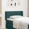 vidaXL Oreille de t&ecirc;te de lit Vert 40,5 x 40,5 x 4 cm Velours