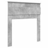 vidaXL T&ecirc;te de lit Gris b&eacute;ton 90 cm Bois d'ing&eacute;nierie
