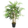 vidaXL Bambou artificiel 500 feuilles 80 cm vert