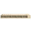 vidaXL Cadre de lit sans matelas ch&ecirc;ne sonoma 90x200 cm