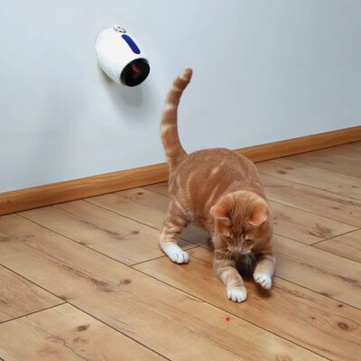 TRIXIE Jouet pour chat Pointeur laser automatique 11 cm Blanc