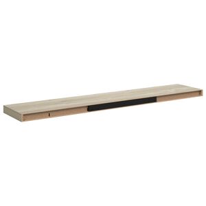 vidaXL &Eacute;tag&egrave;res murales flottantes 4 pcs ch&ecirc;ne 120x23,5x3,8 cm MDF
