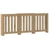 vidaXL Cache-radiateur ch&ecirc;ne artisanal 205x21,5x83,5 cm