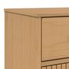 vidaXL Buffet OLDEN marron 114x43x73,5 cm bois massif de pin