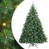 vidaXL Sapin de No&euml;l artificiel avec 300 LED Vert 240 cm PE et PVC