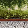 vidaXL Bordure de Pelouse Rouill&eacute; 450 x 0,05 x 15 cm