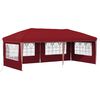 vidaXL Tente de f&ecirc;te pop-up 575 x 289 x 245 cm Bordeaux