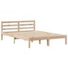 vidaXL Lit biblioth&egrave;que sans matelas 140x190 cm bois de pin massif