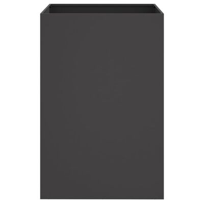 vidaXL Jardinière noir 52x48x75 cm acier laminé à froid