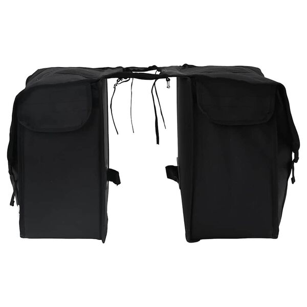 vidaXL Sac à vélo Noir 18.5 x 40 x 35 cm Polyester