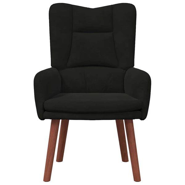 vidaXL fauteuil Noir 63 x 67 x 94 cm Velours