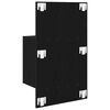 vidaXL Cabinet de chevet avec tiroir 2 pcs Ch&ecirc;ne noir 50 x 32,5 x 80cm