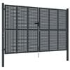 vidaXL Portail de jardin Anthracite 300 x 175 cm Acier