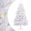 vidaXL Sapin de No&euml;l artificiel avec 300 LED Blanc 300 cm PVC et m&eacute;tal