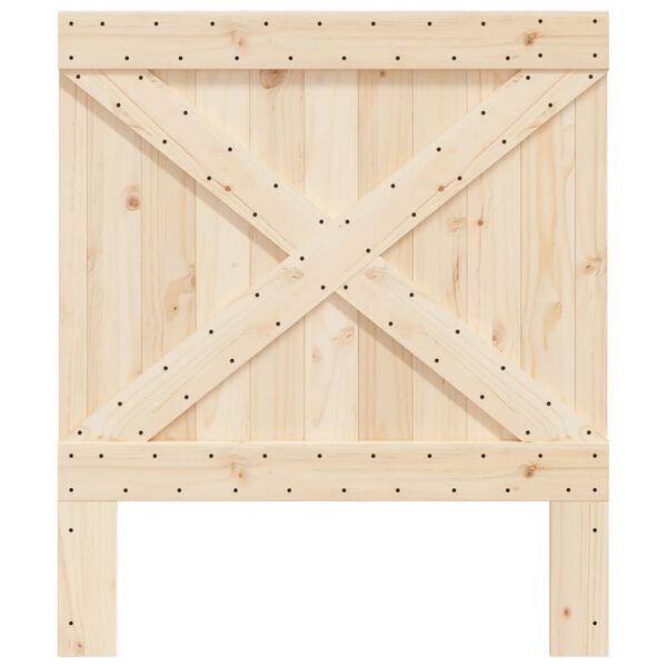 vidaXL T&ecirc;te de lit 90x104 cm bois massif de pin
