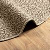 vidaXL Tapis ZIZUR beige &Oslash; 90 cm aspect de jute int&eacute;rieur et ext&eacute;rieur