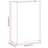 vidaXL Porte-parapluie Vert olive 28 x 12 x 41 cm Acier