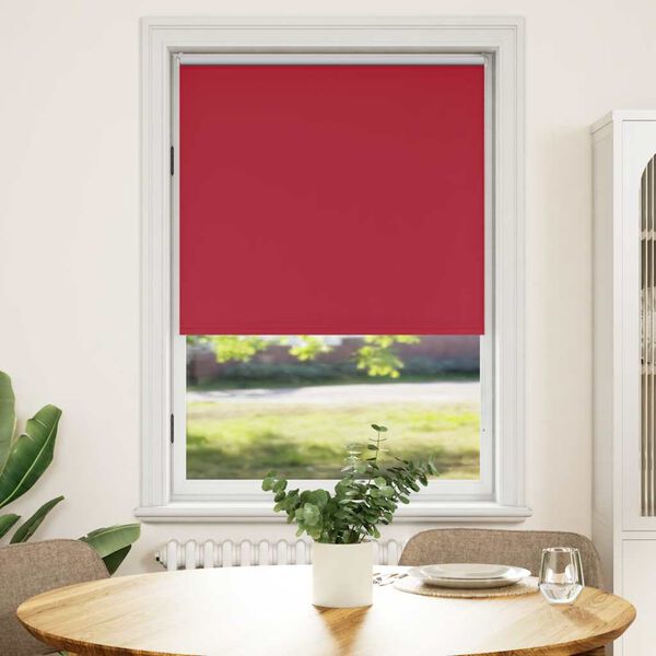 vidaXL Store enrouleur occultant 100 x 175 cm rouge