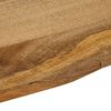 vidaXL Dessus de table 90x80x3,8 cm bord vivant bois massif manguier