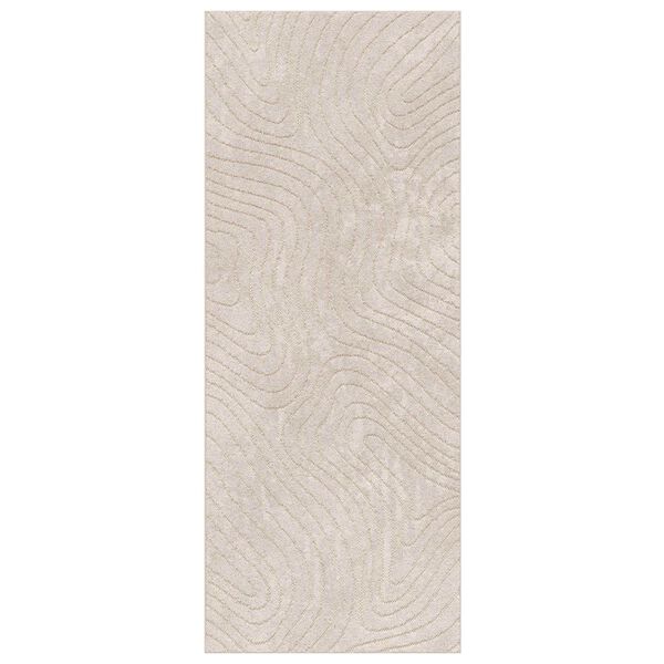 vidaXL Tapis de surface PALMERAS Beige 200 x 80 cm Polyester