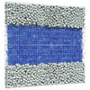 vidaXL Pierres de Jardin Bleu 12 cm Verre