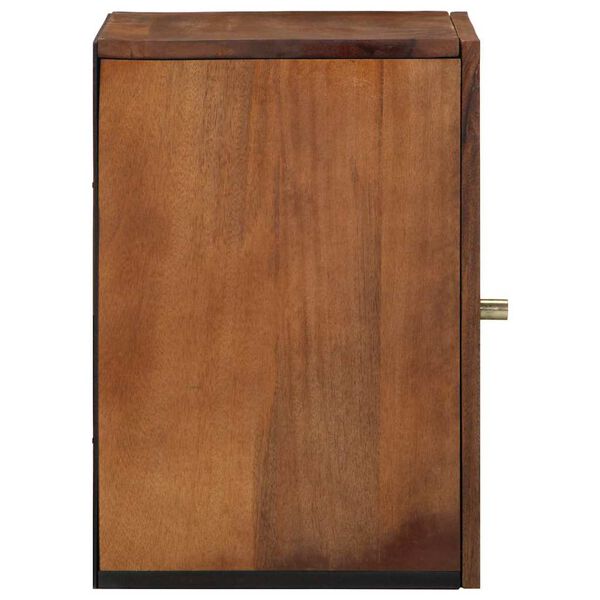 vidaXL Meuble mural Marron miel 38 x 33 x 48 cm Bois de mangue massif