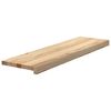 vidaXL Marches d'escalier 4 pcs non trait&eacute; 90x30x2cm bois ch&ecirc;ne massif