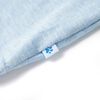 D&eacute;bardeur enfant bleu doux m&eacute;lang&eacute; 128