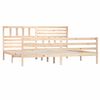 vidaXL Cadre de lit sans matelas 180x200 cm bois massif