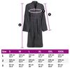 vidaXL Peignoir KINN Anthracite XXXL Coton