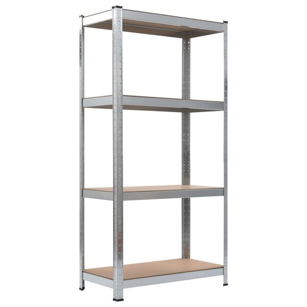 vidaXL &Eacute;tag&egrave;re de rangement Rouge 80x40x160 cm Acier et MDF