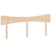 vidaXL T&ecirc;te de lit 200 cm bois massif de pin