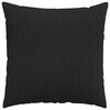 vidaXL Coussins de canap&eacute; 2 pcs Noir 60 x 60 cm tissu