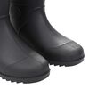 vidaXL Bottes de pluie noir taille 44 PVC