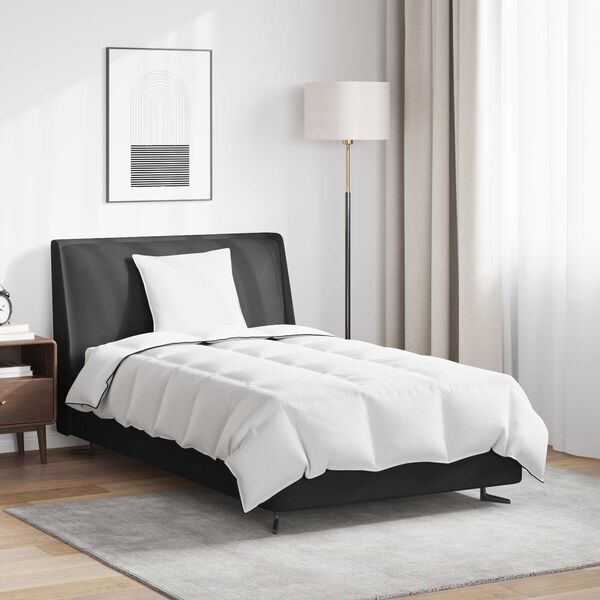 vidaXL Duvet d'hiver avec oreiller 2 pcs Blanc Plume de canard
