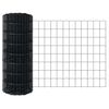 vidaXL Cl&ocirc;ture Euro Gris 0,6 x 50 m Fer rev&ecirc;tu de PVC
