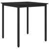 vidaXL Table de salle &agrave; manger / Table de repas 70 x 70 x 75 cm Carr&eacute;