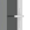 vidaXL Porte int&eacute;rieure 83x201,5 cm Blanc Verre ESG et aluminium