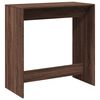 vidaXL Table de bar ch&ecirc;ne marron 102x50x103,5 cm bois d'ing&eacute;nierie