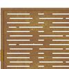 vidaXL Portail de jardin 100x175 cm en acier Corten, design carr&eacute;