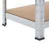 vidaXL &Eacute;tag&egrave;re de rangement Rouge 80x40x160 cm Acier et MDF