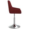 vidaXL Tabouret de bar Rouge bordeaux Tissu