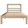vidaXL Cadre de lit avec tête de lit sans matelas 75x190 cm