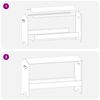 vidaXL Bac de nourrissage pour poules Vert olive 81 x 32 x 53,5 cm