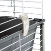 Ferplast Clapier Barn 100 Double 95x57x121 cm Gris